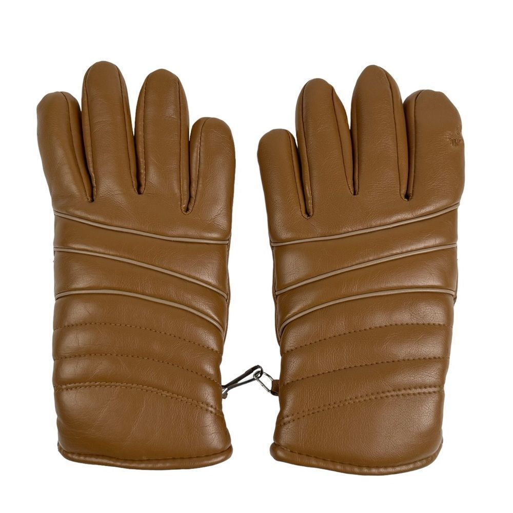 Vintage AVON Winter Gloves Brown Novahide OSFA Young Adults 70s 80s